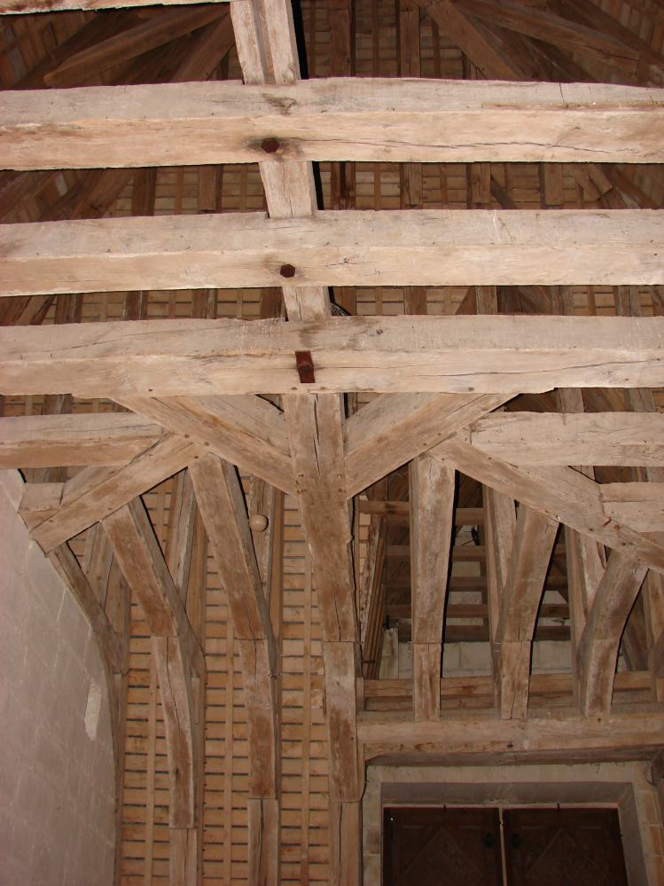 CHATEAU DE CHAMBORD - CHARPENTE DU XVEME SIECLE.JPG